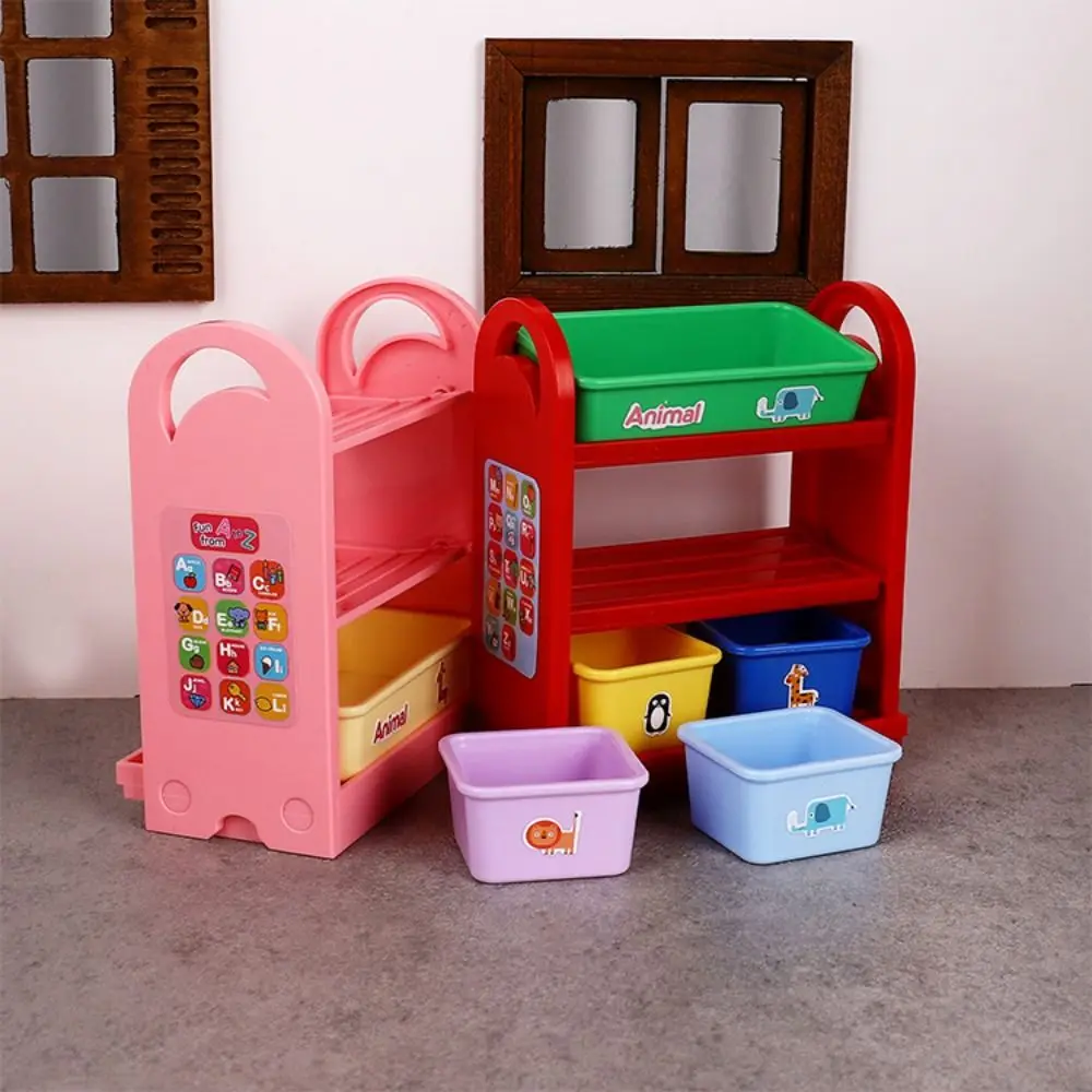 

1/6 Scale Dollhouse Miniature Storage Rack Miniature Model DIY Accessories House Display Stand Lifelike Space-Saving