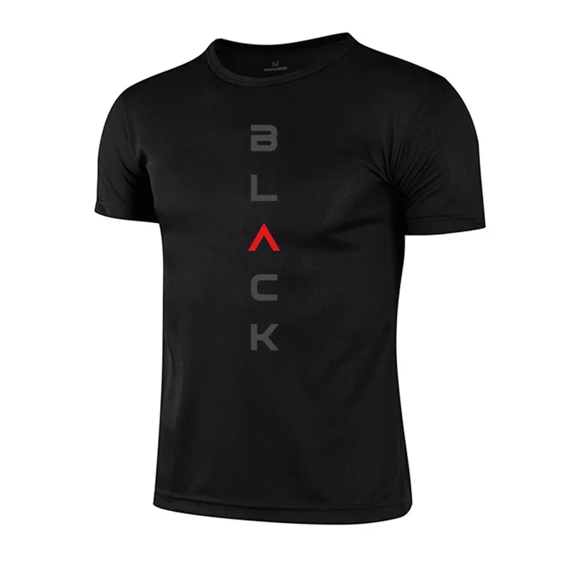Summer Male Gym Outdoor Fitness Running Short Sleeved Top 2026 Brand New Men Exercise Trainning T-shirt Cool Marathon Tees