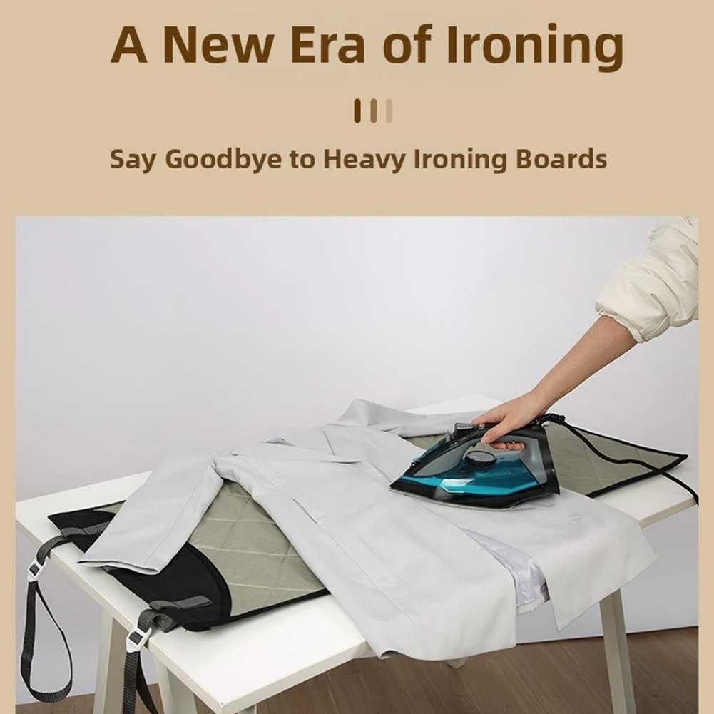 Garment Steaming Shield Door Steamer Pad Quick Installation Setup Cotton Fabric Construction For Quick Garment Steaming