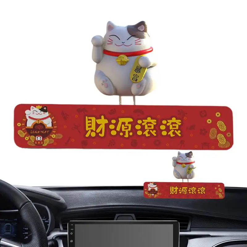 Parking Number Plate | Lucky Cat Car Phone Number Card | Parking Phone Number Plate Glowing Phone Number Plate for Trucks