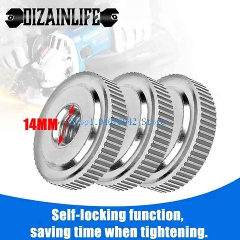 5asd M14 Thread Replacement Grinder Inner Outer Flange Nut Set Tool