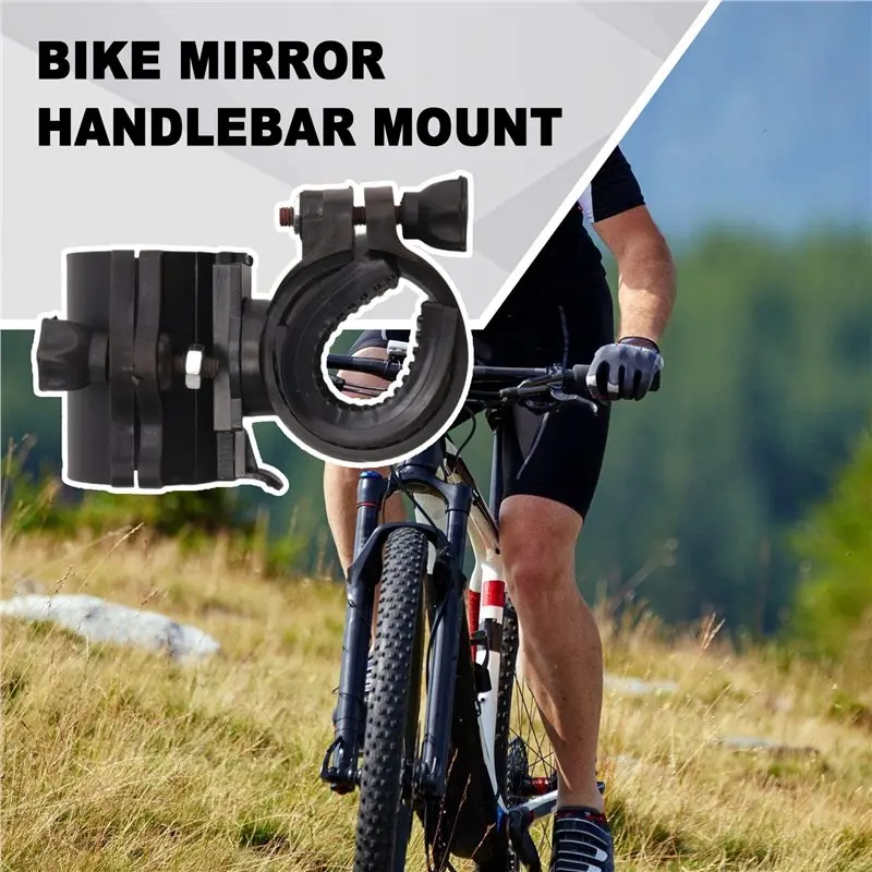 ABRW-1PC LED Torch Bracket Mount Holder Sports Accessories Bicycle Lights Mount Holder 360 Rotation Cycling Bike Flashlight