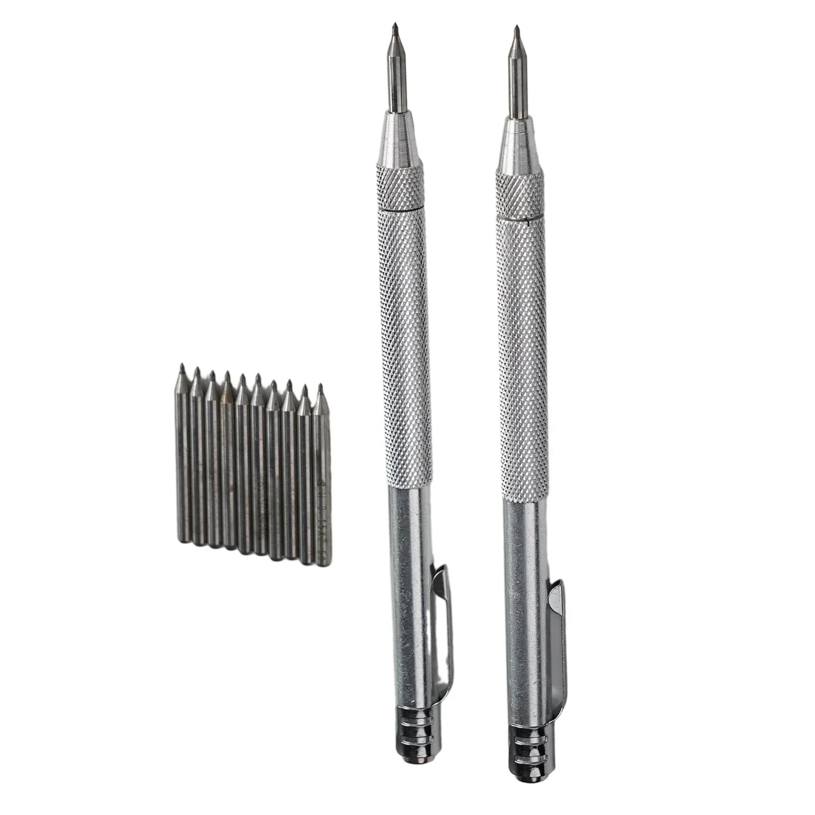 2PCS Scriber Pen Tungsten Carbide Tip Scriber Engraving Pen Marking Tip For Glass Ceramic Marking Carving Scribing Marker Tool