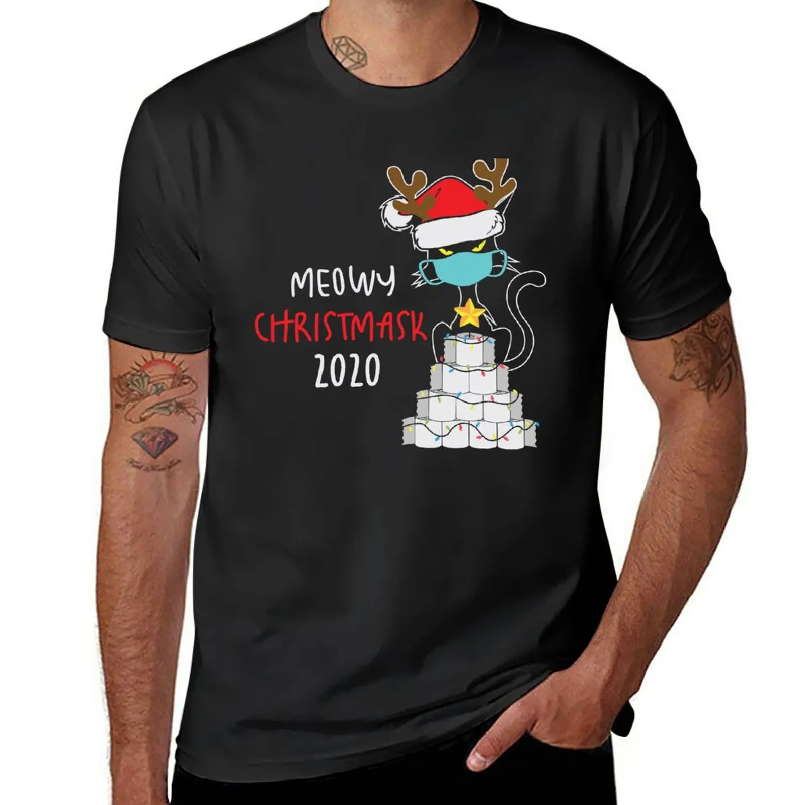 New Meowy Chrismask 2020 Funny Cat Christmas T-Shirt new edition t shirt funny t shirt mens champion t shirts