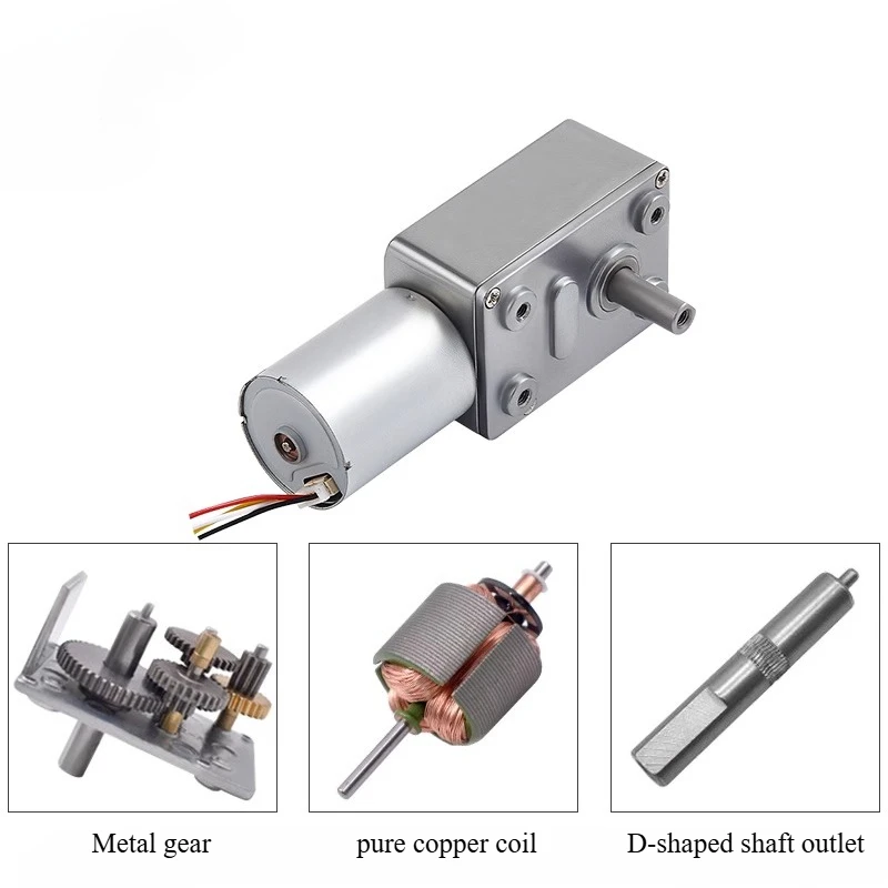 

4632-2430 Brushless DC Turbine Worm Micro Gear Motor Speed Regulation 12v24v Speed Regulation Gear Motor