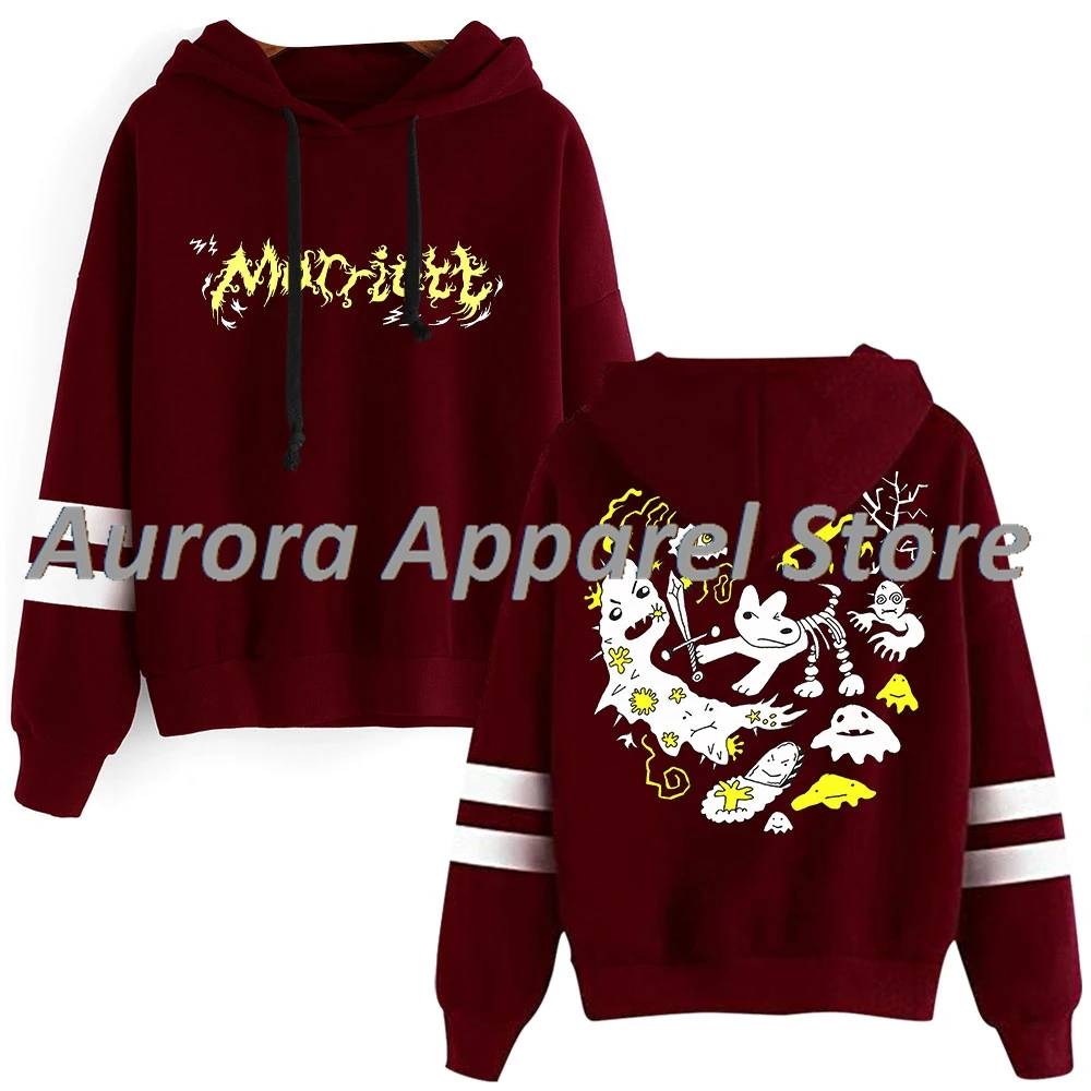 بلوفر جيمس ماريوت للهالوين لا تخبر الكلب ميرش بغطاء للرأس بدون جيوب وقضبان متوازية وأكمام ملابس الشارع الشهير #4