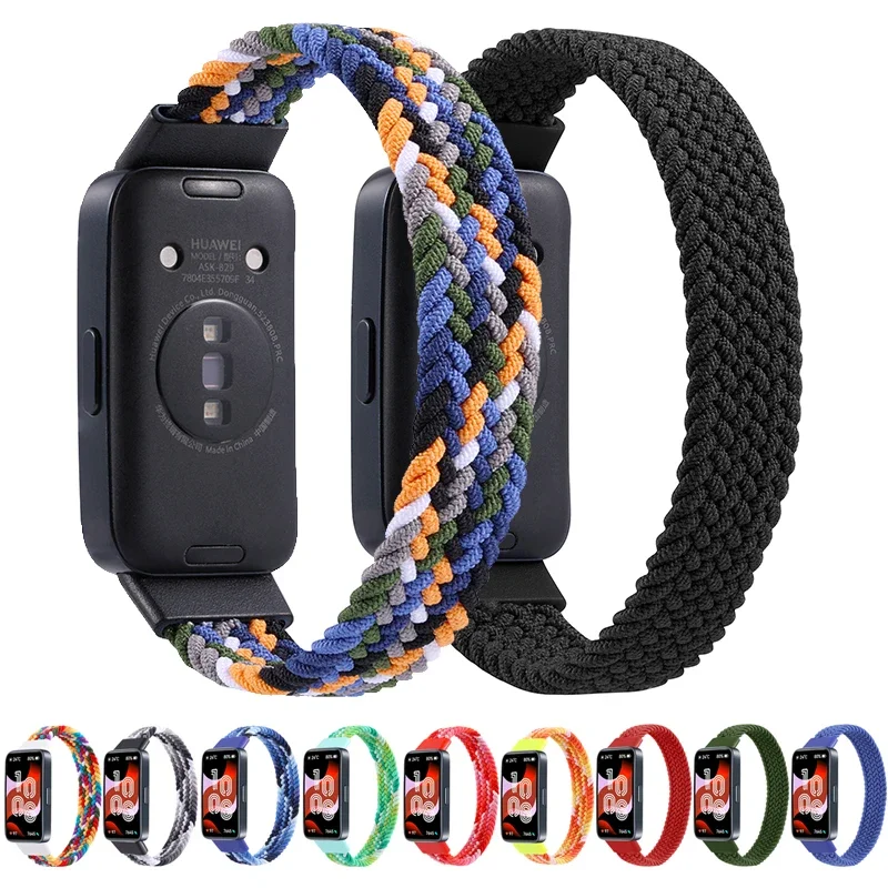 

Поп-нейлоновая петля для Huawei Band 8, ремешок Correa для Huawei Band8, ремни-браслет для Huawei8, плетеные ленты для Huawei Ba
