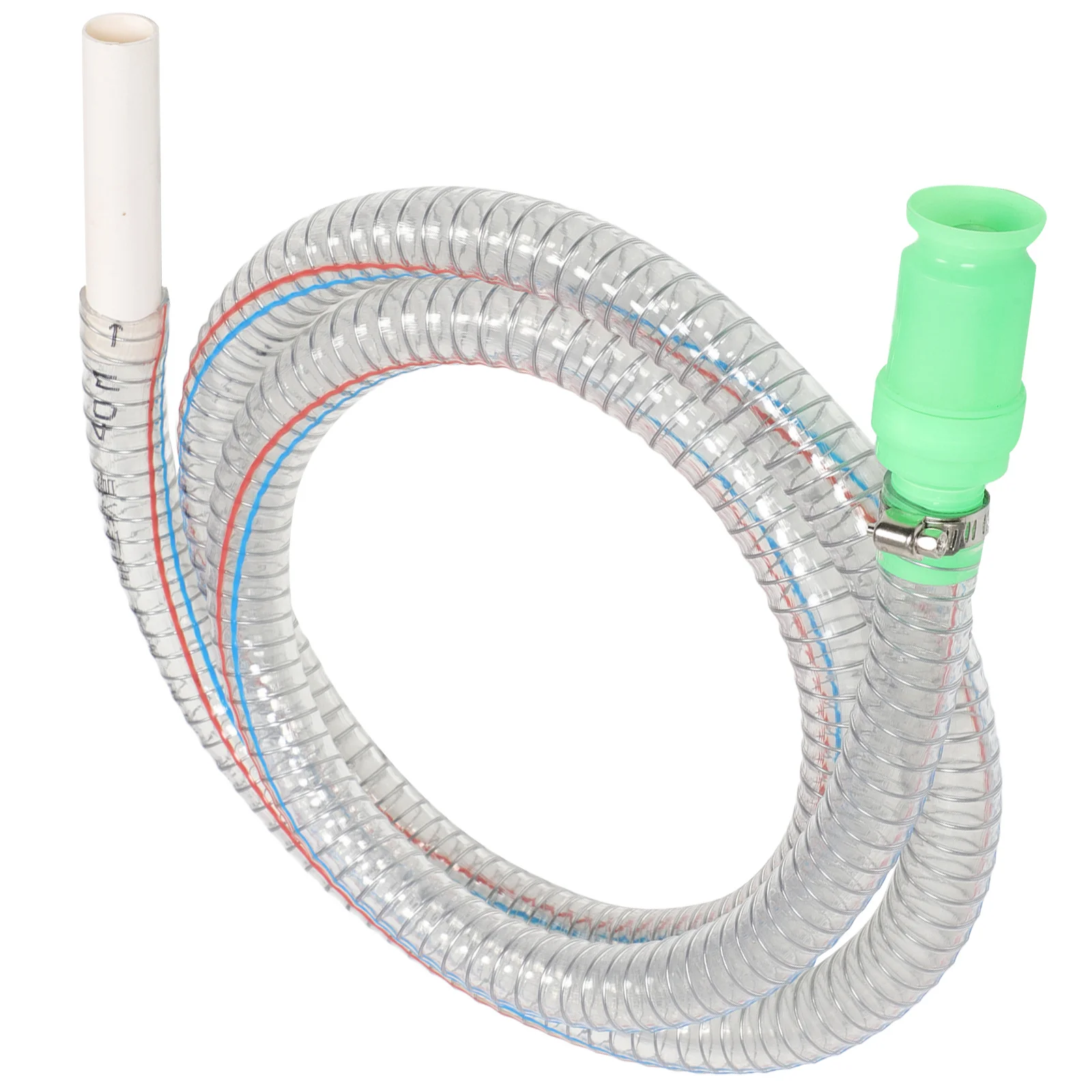 

Self Priming Pump Heavy Duty Siphon Tube Metal Buckle Fuel Transfer Hose for Car Urea Refilling Water Oil Extraction