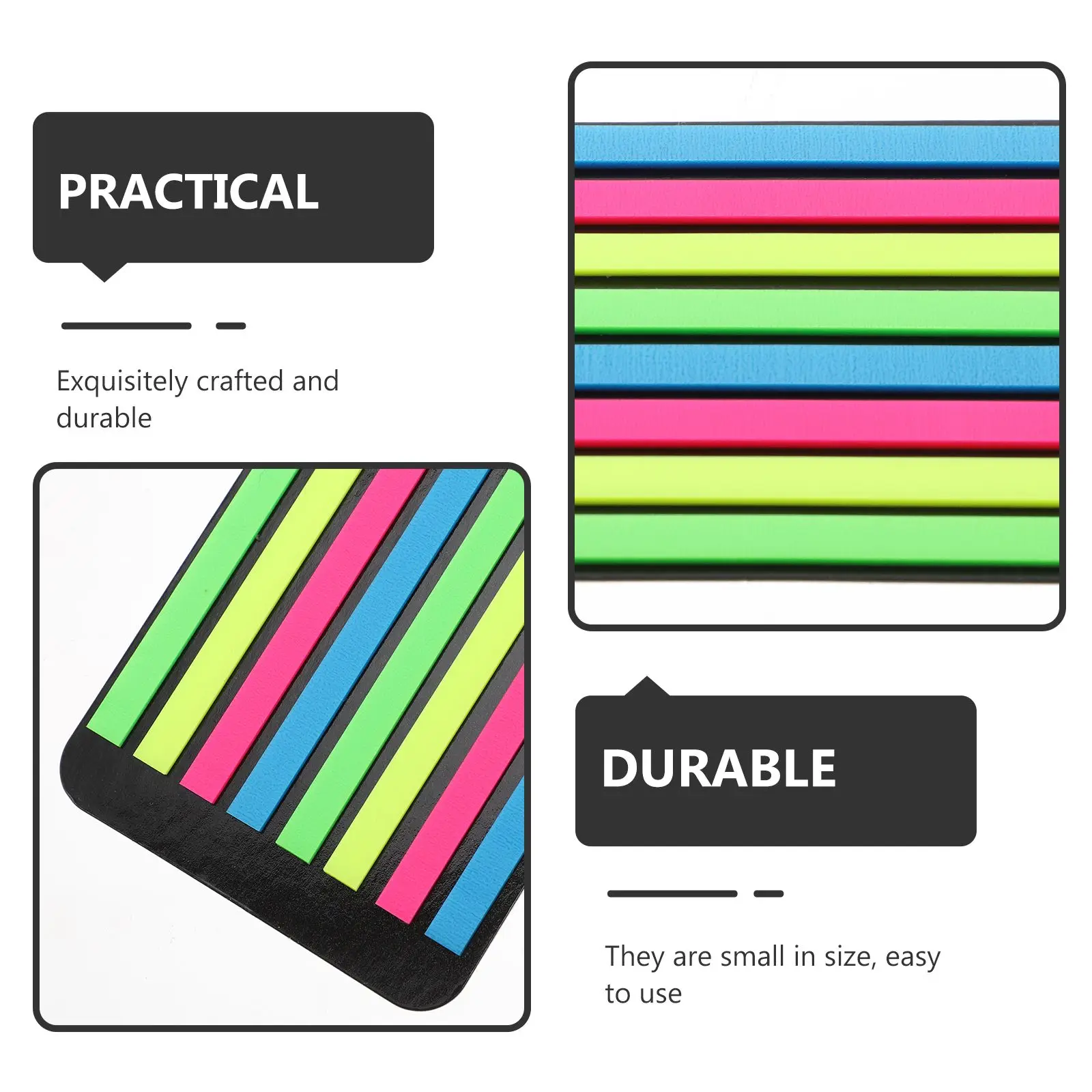 2 шт. прозрачные полоски для чтения, маркеры для предложений, цветные вкладки для книг, заметок, практичные подарки для детей, школьного офиса