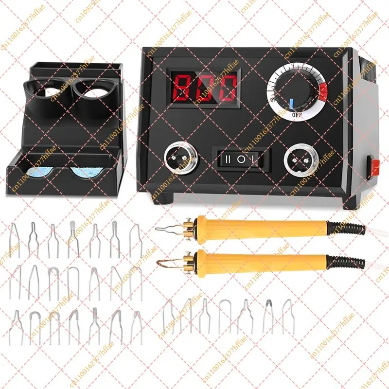 60W Pyrography Machine Kit with Wood Burning Pen & 30 Wire Tips, Complete Set for Woodcrafting
