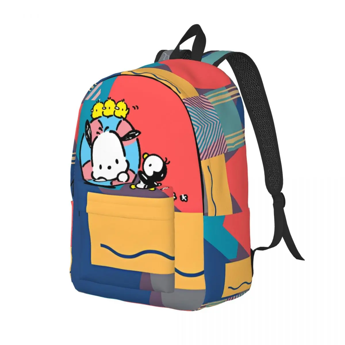 Fashion Disney Exclusive Rucksack Hiking Retro Washable Pochacco Couple Storage Bag Birthday Gift