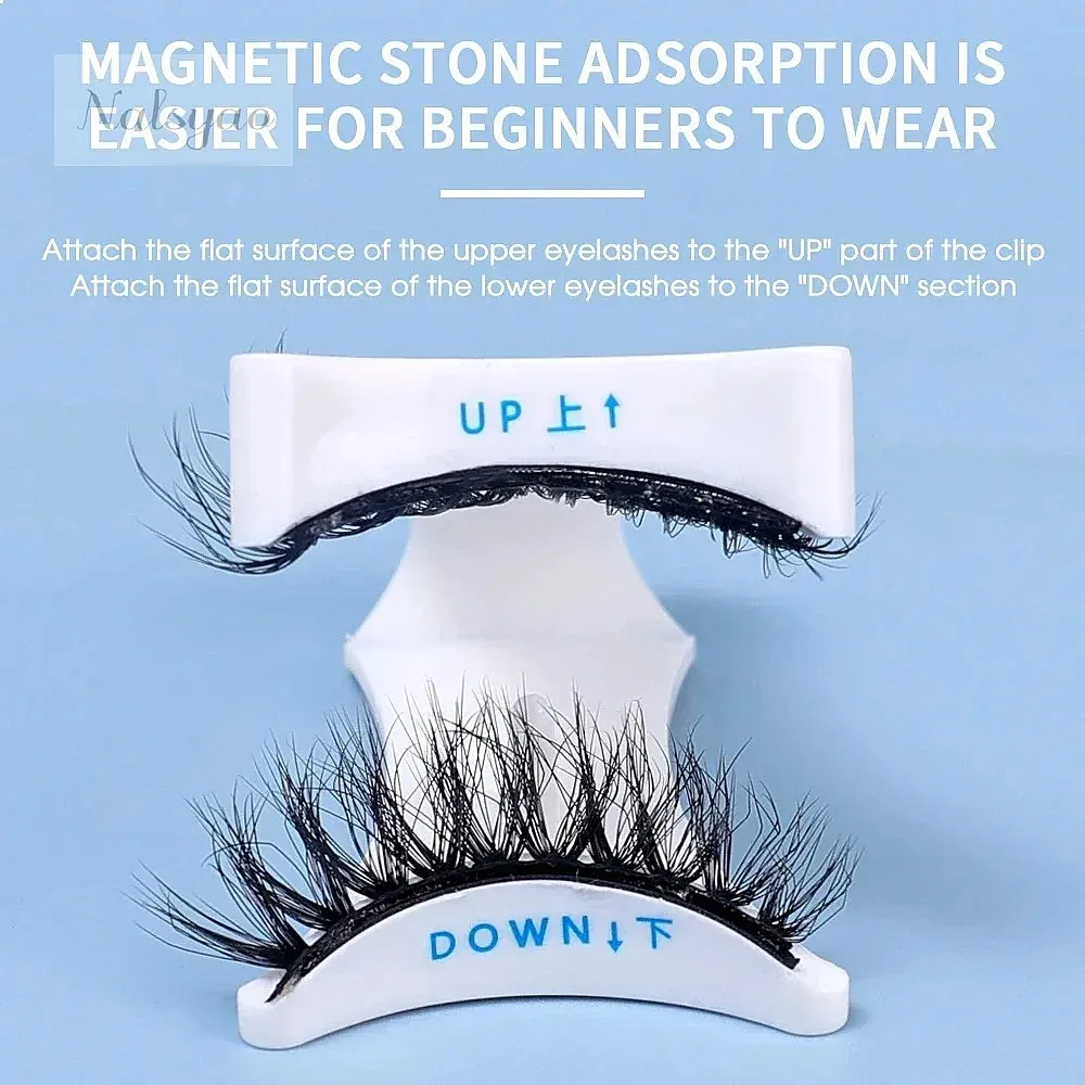 False Eyelash Assist New Quantum Magnetic Eyelash Curler Reusable Applicator Portable Makeup Tools