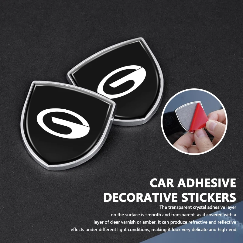 Car Style Body Trunk Decoration Sticker 3D Metal Emblem Sticker For GAC MOTOR Trumpchi Aion S GS3 GS4 GS5 GS8 GA4 GA6 GA8 GE3