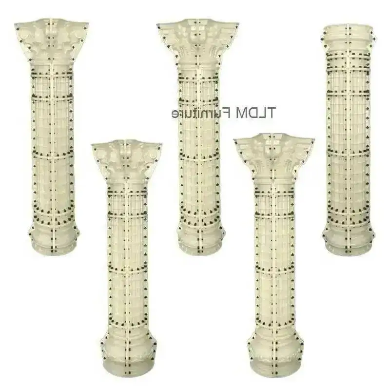 for Roman Column Mold European Garden Decorations ABS Plastic Villa Column Door Molds Concrete Building Mold Garden Fence Custom