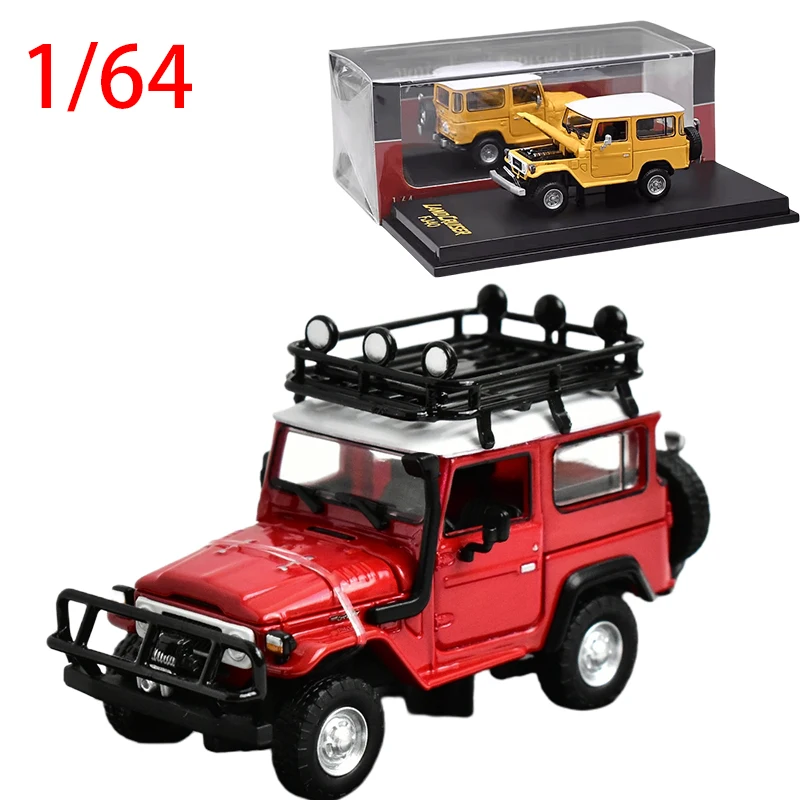 Decast 1/64 Scale Toyata LAND CRUISER FJ40 Alloy Car Model LAND CRUISER Model Car Toys for Boys Gift Collectible Ornament