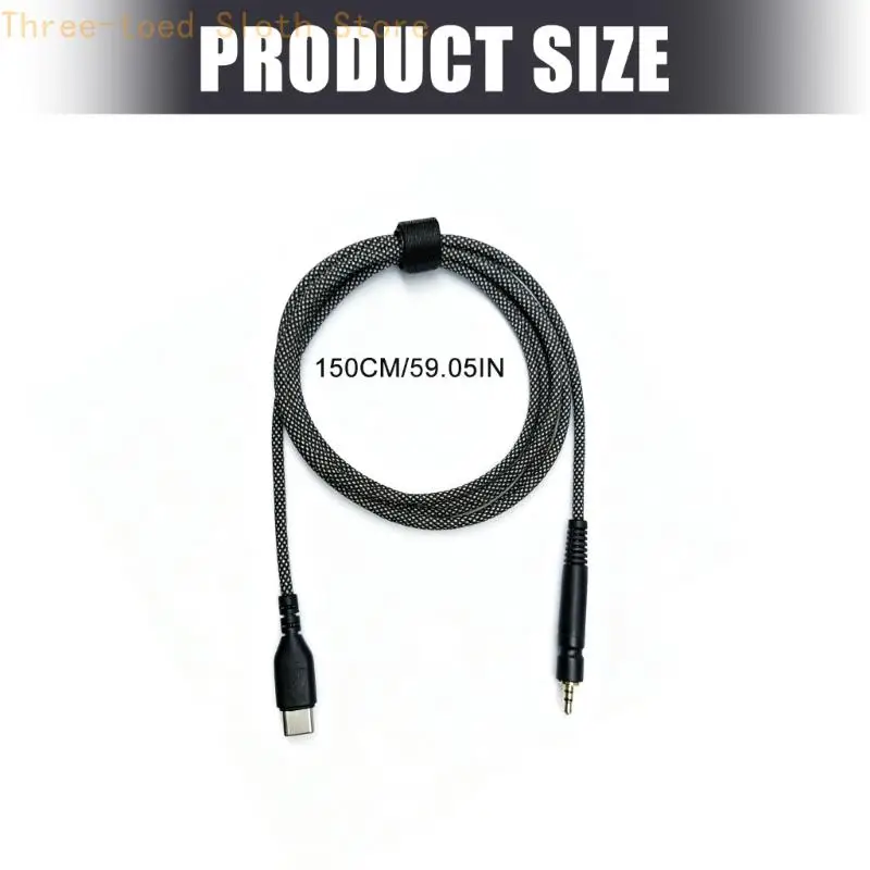 USB-C-Headset-Kabel, geflochtenes Ersatzkabel für GSP350 GSP500/600/670 E74A – Detail 6