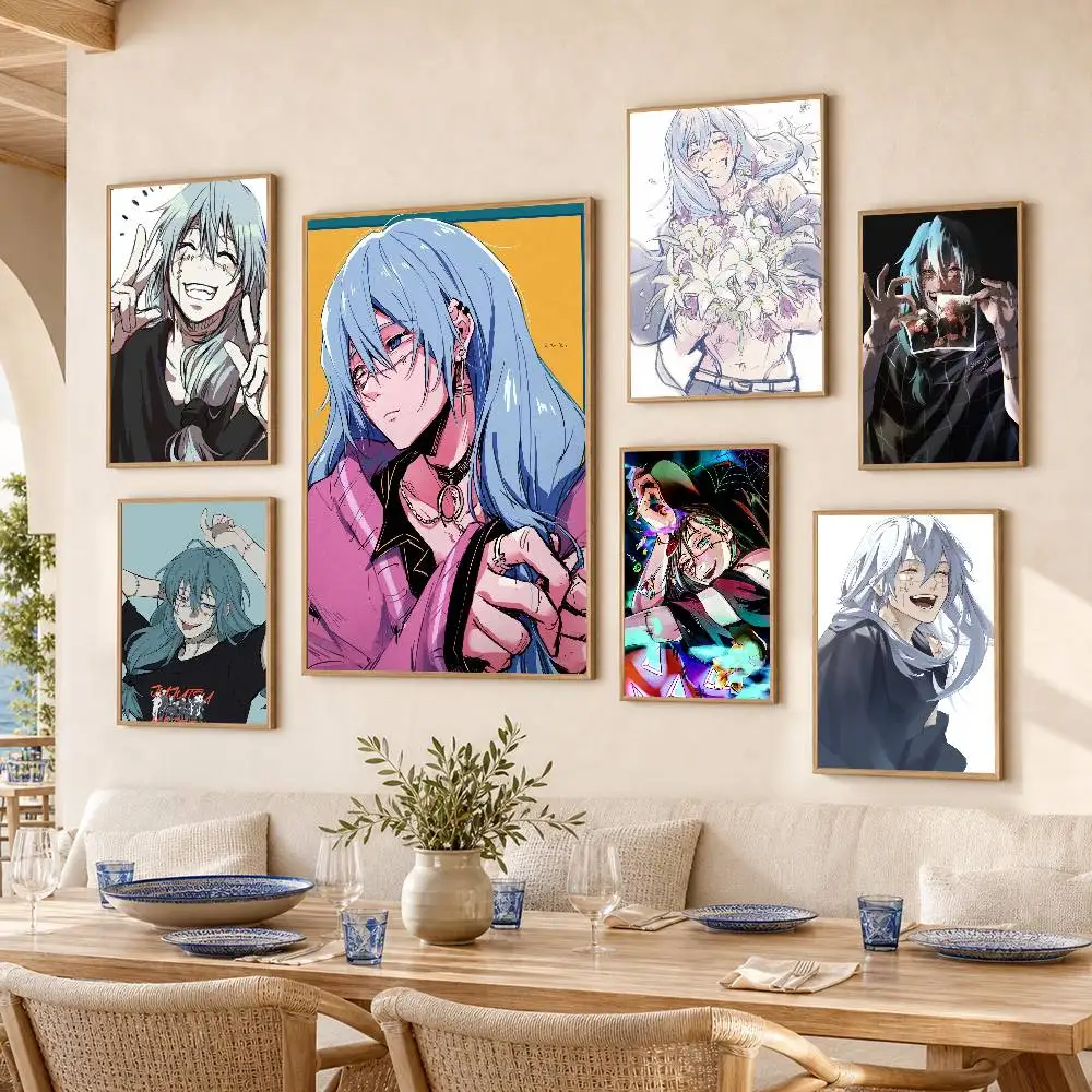Mahito Poster Self-adhesive Art Waterproof Paper Sticker Coffee House Bar Room Wall Decor