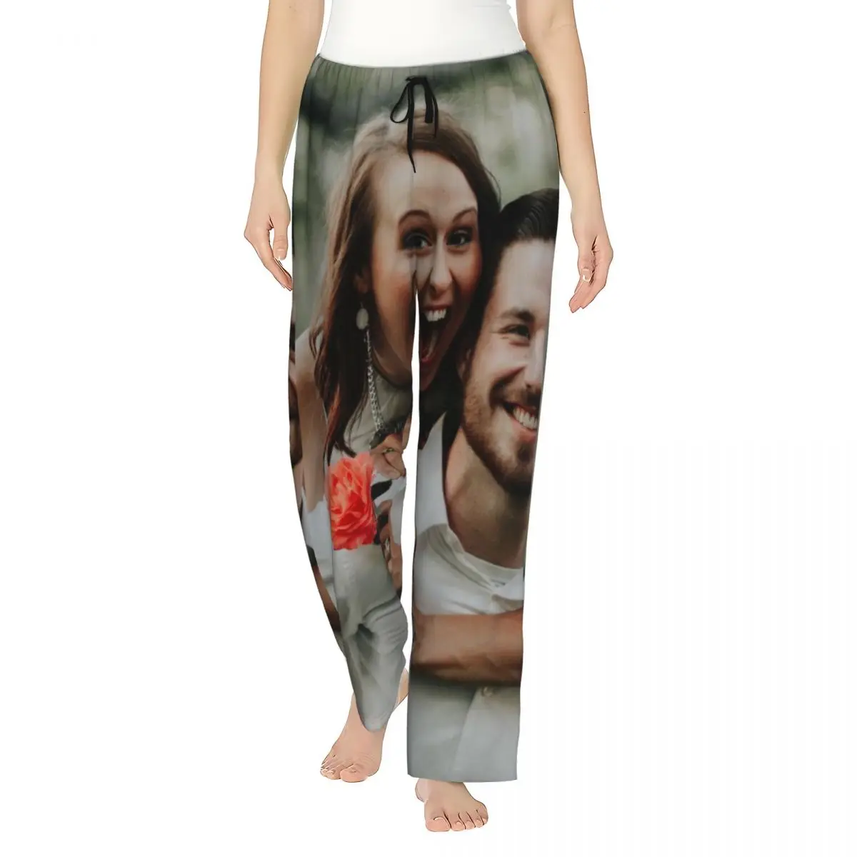 

DIY Couple Women's Lounge Pants Loose-Fit Pajama Pants Dorm