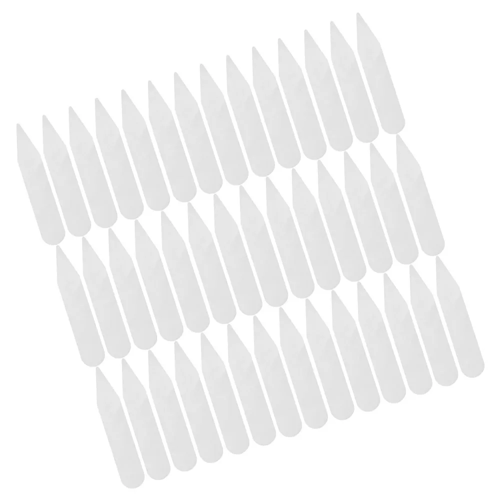 200Pcs Collar Stays for Men's Shirts Long-Lasting Formal Wear Stays Quick-Fit Design Suitable for Spread Point Button-Down