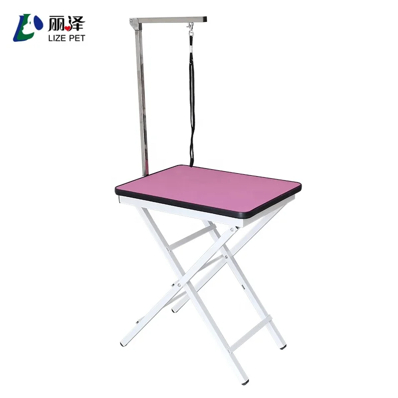 Sustainable Stainless Steel Anti-Slip Foldable Pet Grooming Table for Dog & Cat Animal Hospitals