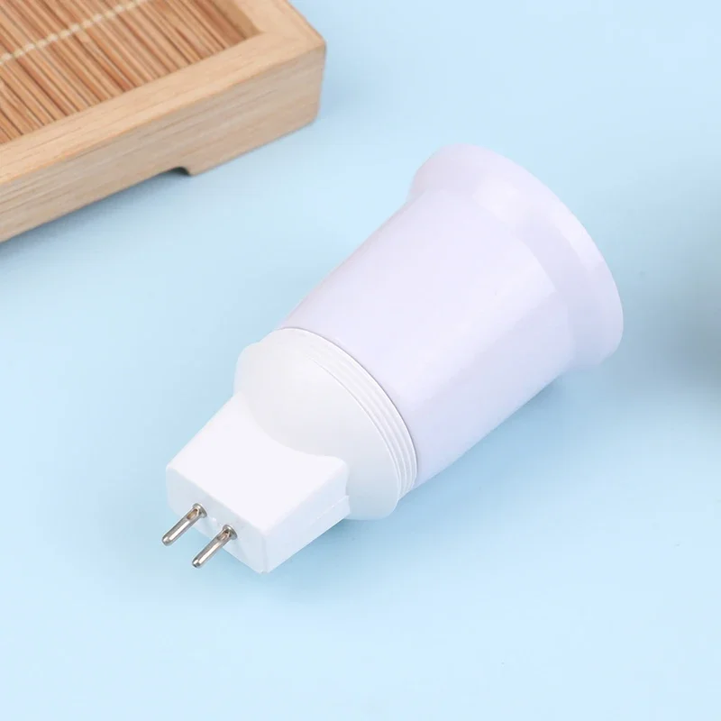 1Pcs MR16 G5.3 To E26/E27 Plug-in Lamp Holder Changed To Threaded Lampholder Lamp Holder Converter Adapter Screw Socket