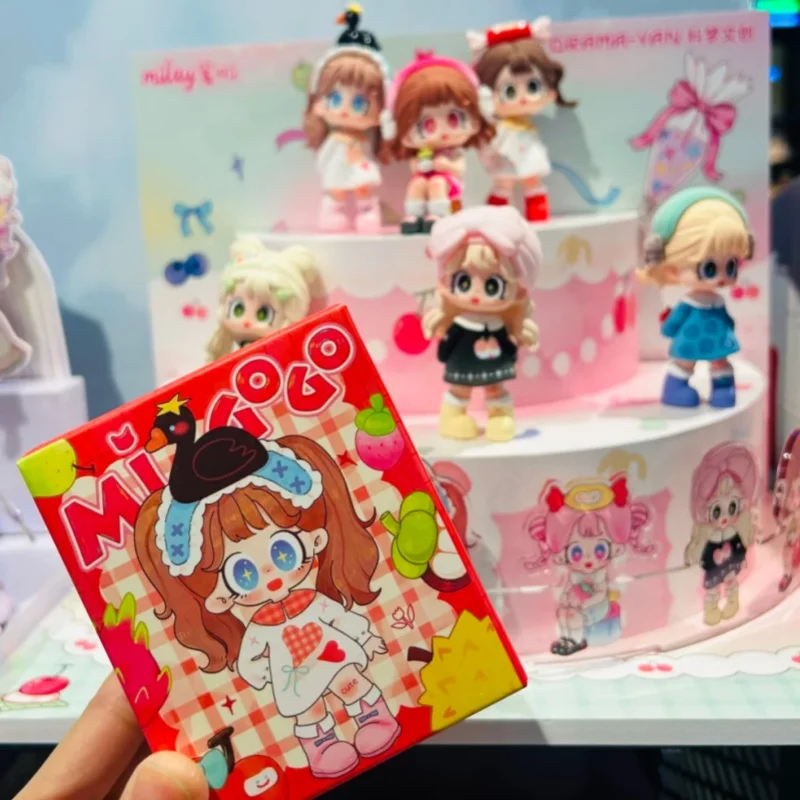 

Milay Migogo Mini Series слепая коробка Kawaii модная модель сюрприз аниме фигурки настольный орнамент Mystery Box коллекция подарки для детей