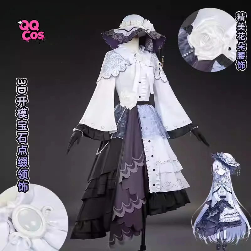 

Game Cosplay Series:Magical Girl Witch Trial Tsukishiro Yuki Cosplay sweet Costume QQ cos