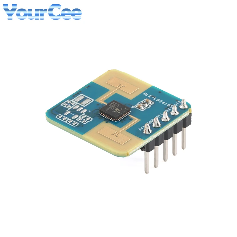 5pcs/1pc LD2410S 24G Human Presence Sensing Radar Sensor Module HLK-LD2410S Low Power LD2410 Detection Distance 8M 3.3V 0.1mA