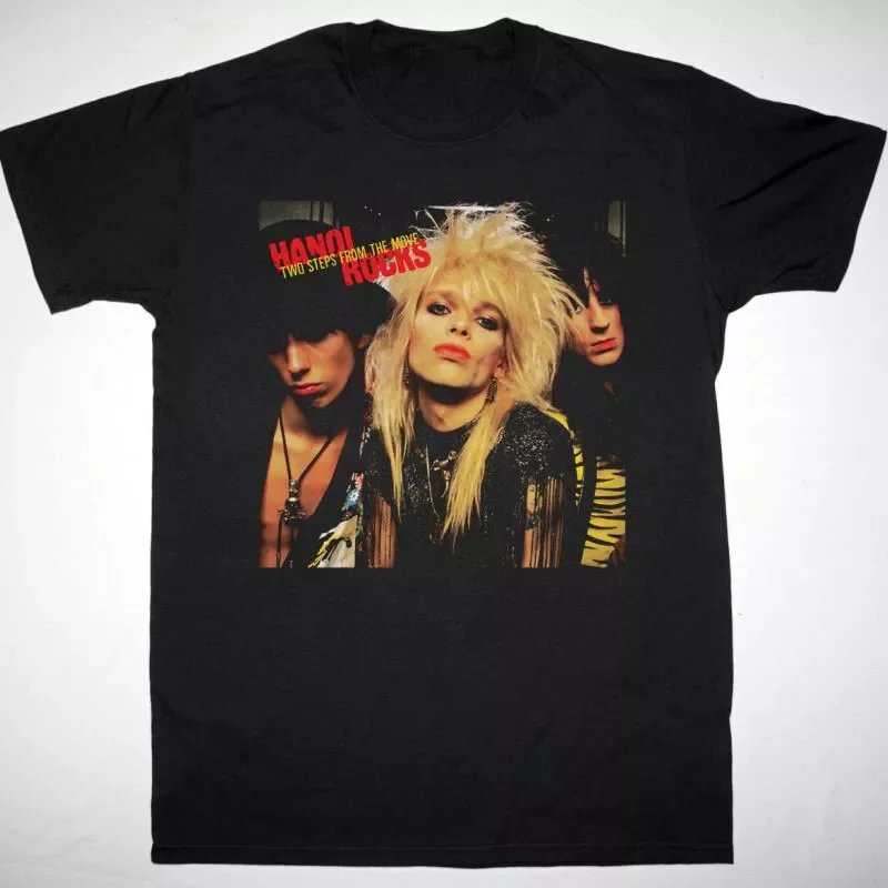 HANOI ROCKS TWO STEPS FROM THE MOVE T-shirt Unisex Cotton Tee S-4XL VN1923