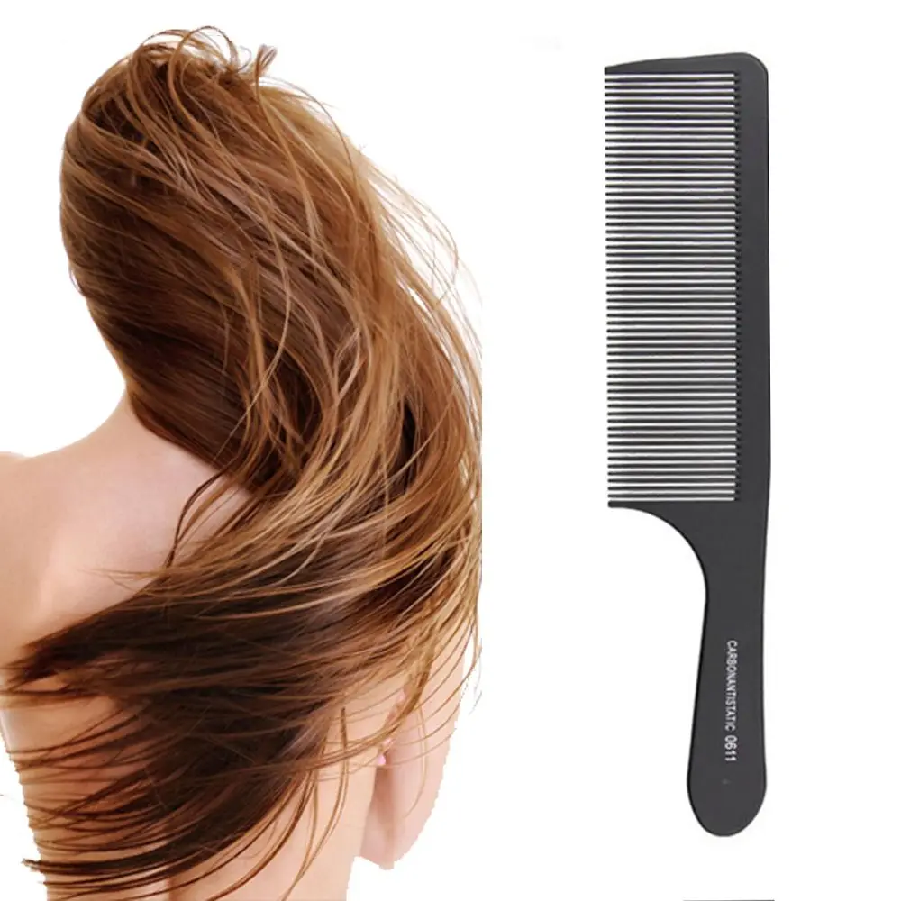 Beauty Professional  Heat Resistant  Anti-static Hairdressing Flattop Hair Cutting Comb Detangling Salon Styling Tool