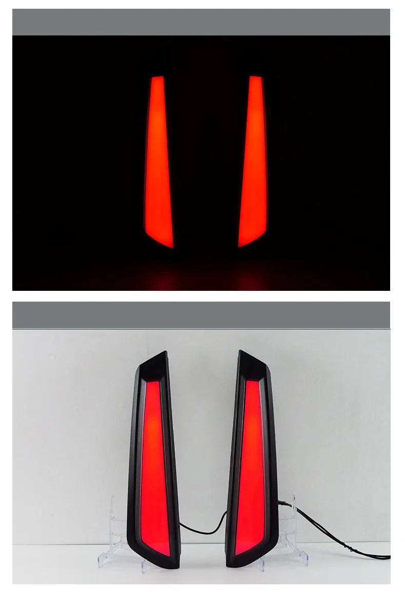 for Toyota 4runner 2025 2026 Car Rear Pillar Lamp LED Column Light Driving Brake Light DRL Braking Turn Signal Lamp 12V Daylight detail image 5