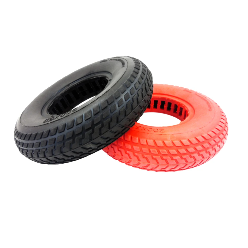 Solid Tyre 200x50 for 8inch Electric Scooter Honeycomb Design Non-Slip Rubber Front And Rear Wheel Accessories