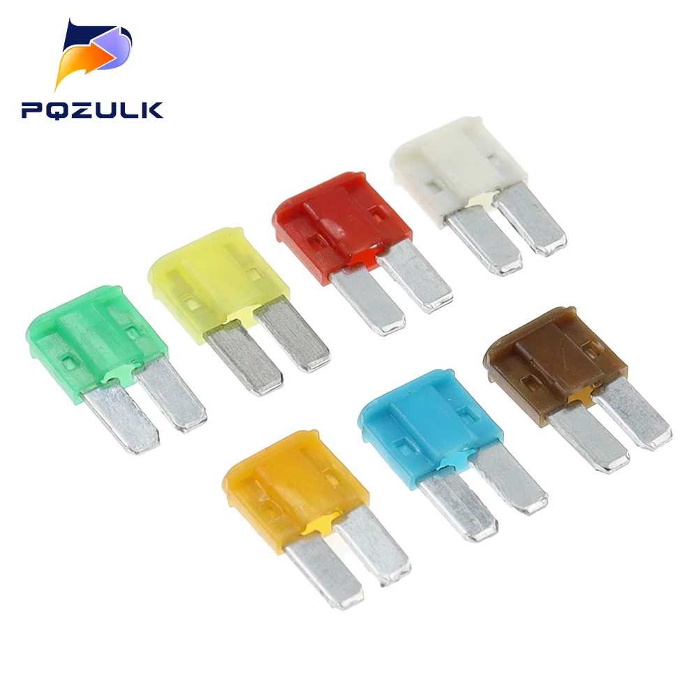 10 SZTUK 5A 7.5A 10A 20A 25A 30A AMP Micro 2 Bezpiecznik z długą nóżką 9mmx15.5mm Mini M2 Długa wkładka bezpiecznika samochodowego