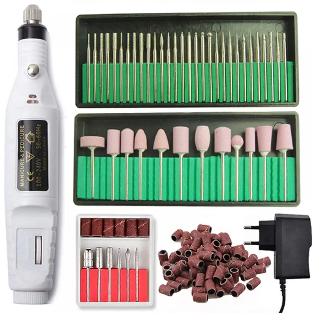 

Professional Electric Nail Drill Machine 20000RPM Pedicure Manicure Drill Set Milling Cutters Sets Nail File Polishing Equipment