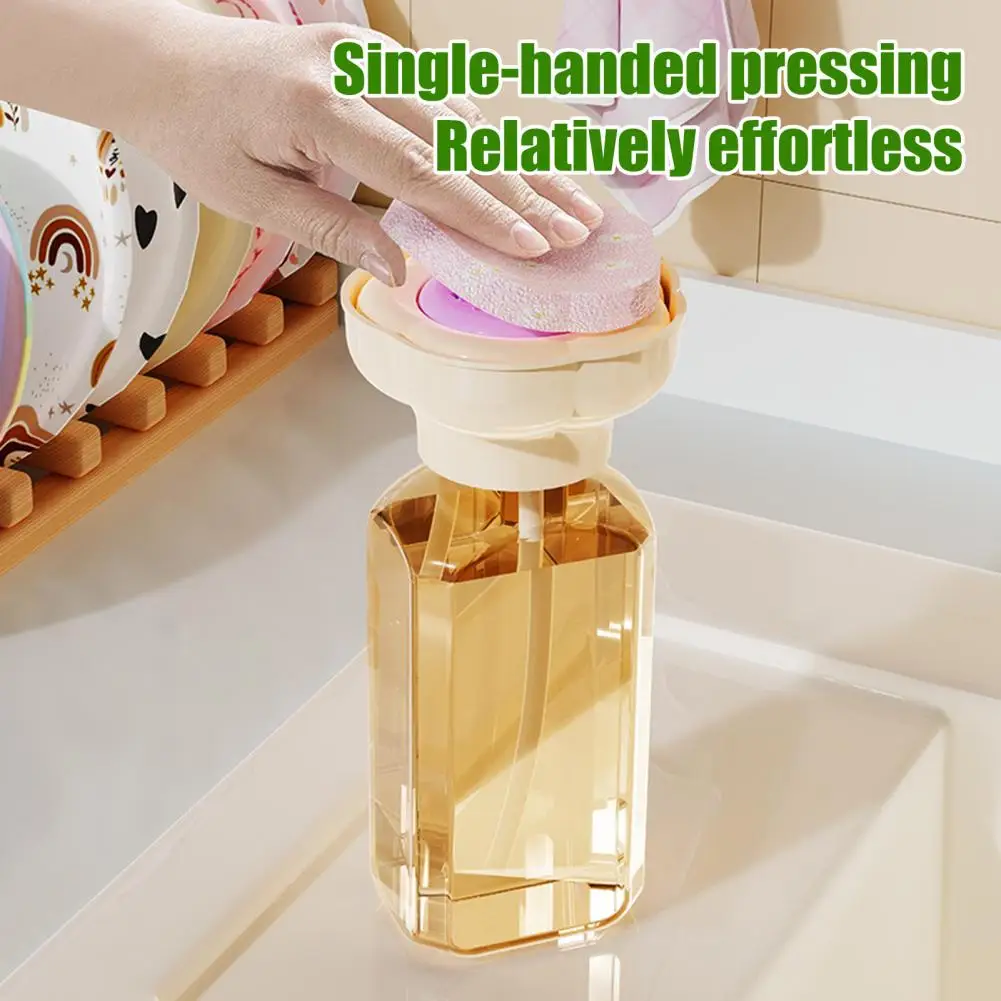 Dispenser with Small Hole Outlet Detergent Presser Laundry Liquid Container Efficient Dosing Kitchen Gadget Quick Drainage