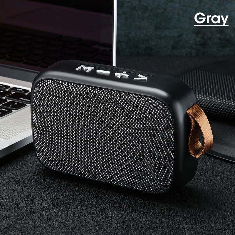 Gtwoilt Wireless Bluetooth Speaker Outdoor FM TF Card U Disk Audio Creative Portable Mini Subwoofer Gift Wireless Speakers G2