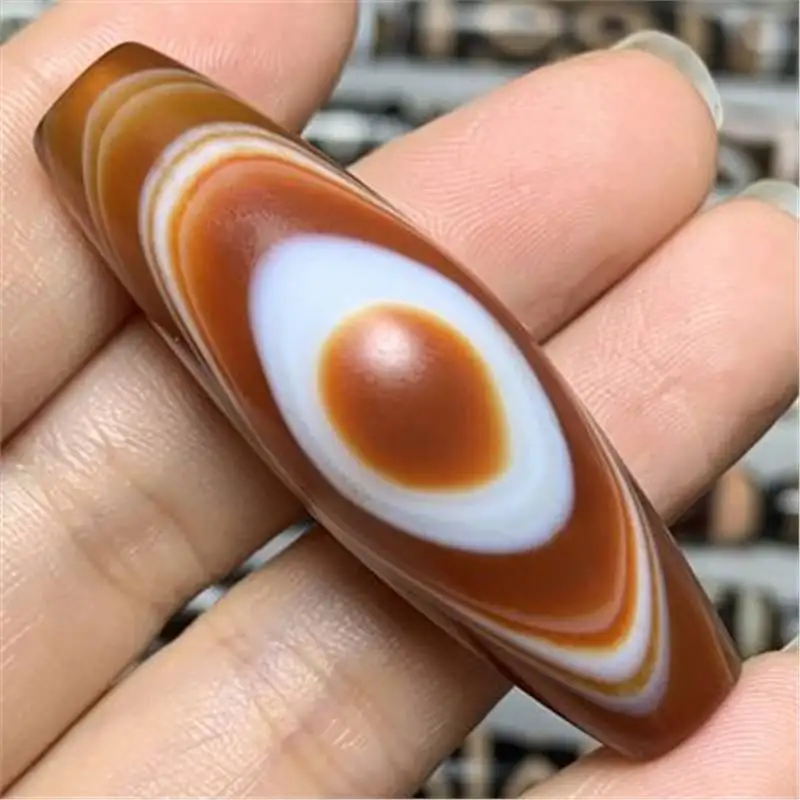 حبات قرن التبت ، قلادة حجم ، خيوط لا. ، Agate من Agate