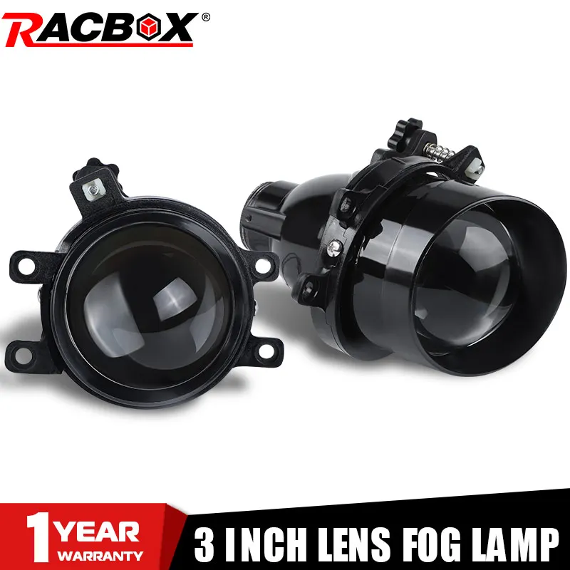 3inch Bi LED Lenses Projector Fog Lights Car Lamp Hi-lo Beam Switching H11 Bulb for Toyota Corolla Yaris Auris Camry Cruiser