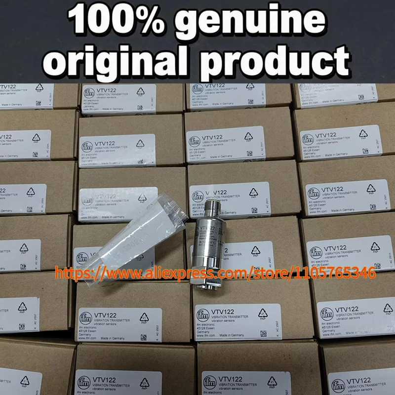 1pcs 100% Original IFM VTV122 VTV121 VKV021 VKV022 VVB010 VVB001 Vibration Transmitter Sensor