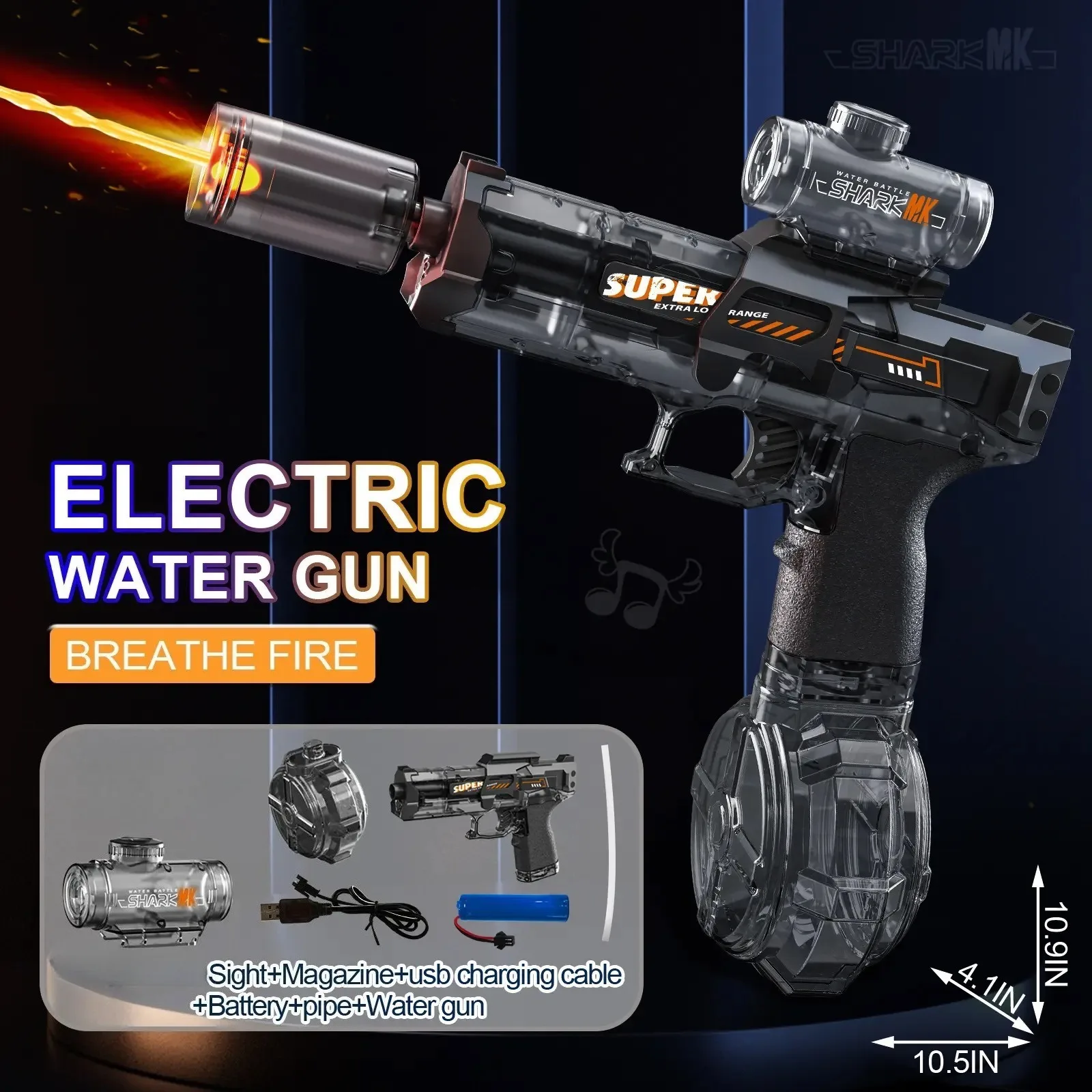 Kinderen Hogedruk Elektrisch Waterpistool Speelgoed Zomer Buiten Strand Zwembad Tuin Strijd Games Kinderen Automatische Uitbarstingen Watergun Geschenken