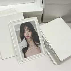 10Pcs A7 White Cardboard Card Protection Out Small Card Packaging Thick Cardboard Packaging Office Desk Accessories
