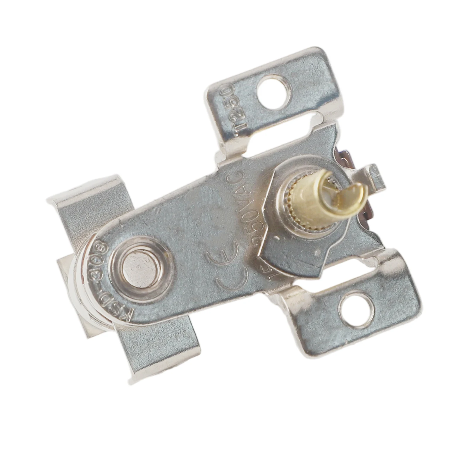 2pcs Temperature Switch KST-168 Bimetal Thermostat 90C 16A 250V AC for Electric Irons Toasters Rice Cookers and Heating Units