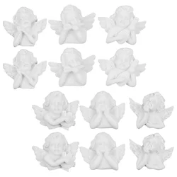 36 Pcs Angel Toy Accessories Figurine Ornament Christmas Sto Statue Craft Decor Vintage Retro Decoration Decorative for Home