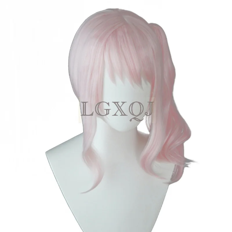 High Quality Akiyama Mizuki Cosplay Wig mzk Pink Heat Resistant Synthetic Hair Amia Wigs + Free Wig Cap