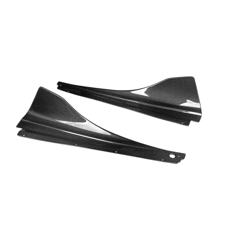 

Carbon V-style outer skirt for McLaren 720s body kit rear diffuser front lip spoiler