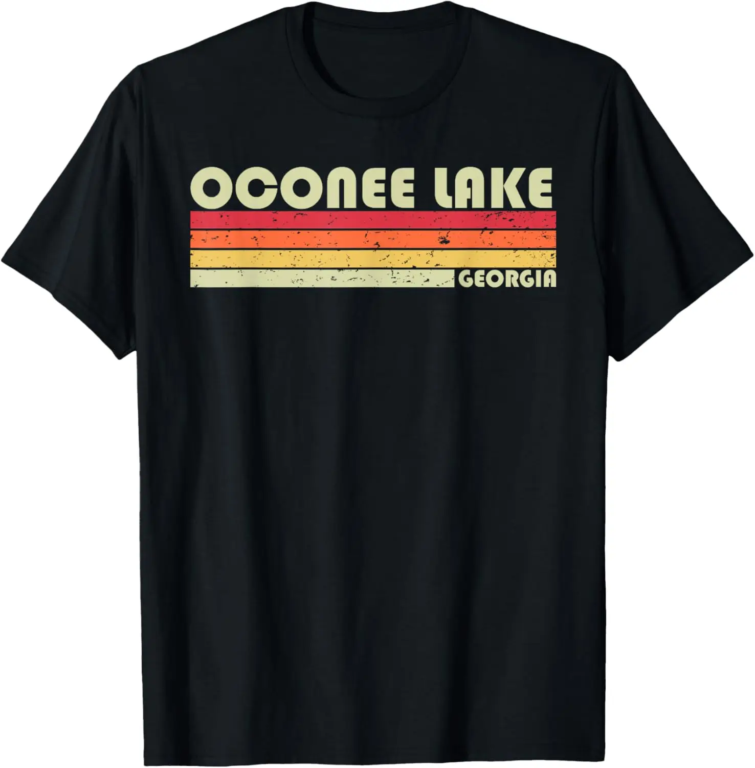 

OCONEE LAKE GEORGIA Funny Fishing Camping Summer Gift T-Shirt