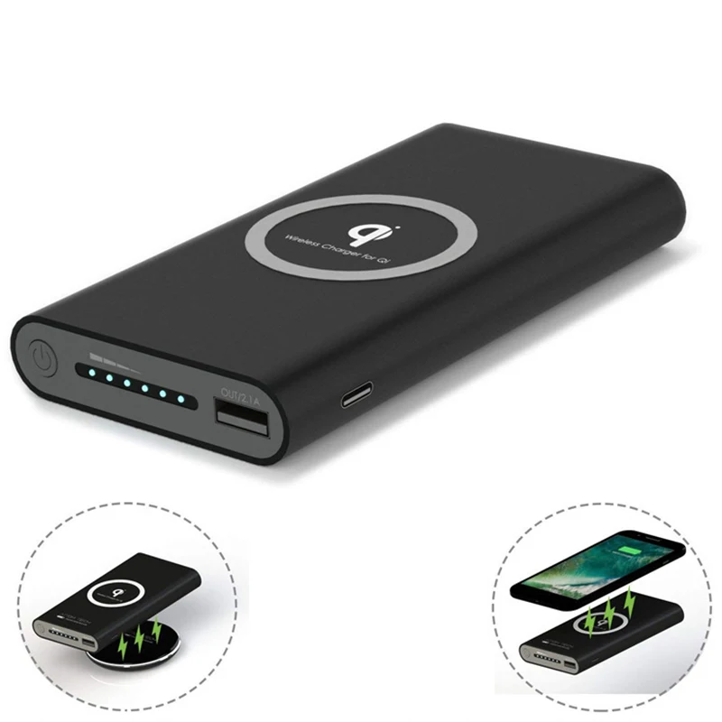 10000mAh Power Bank Ultra-Large Capacity Universal Wireless Fast Charging Power Bank Thin And Portable