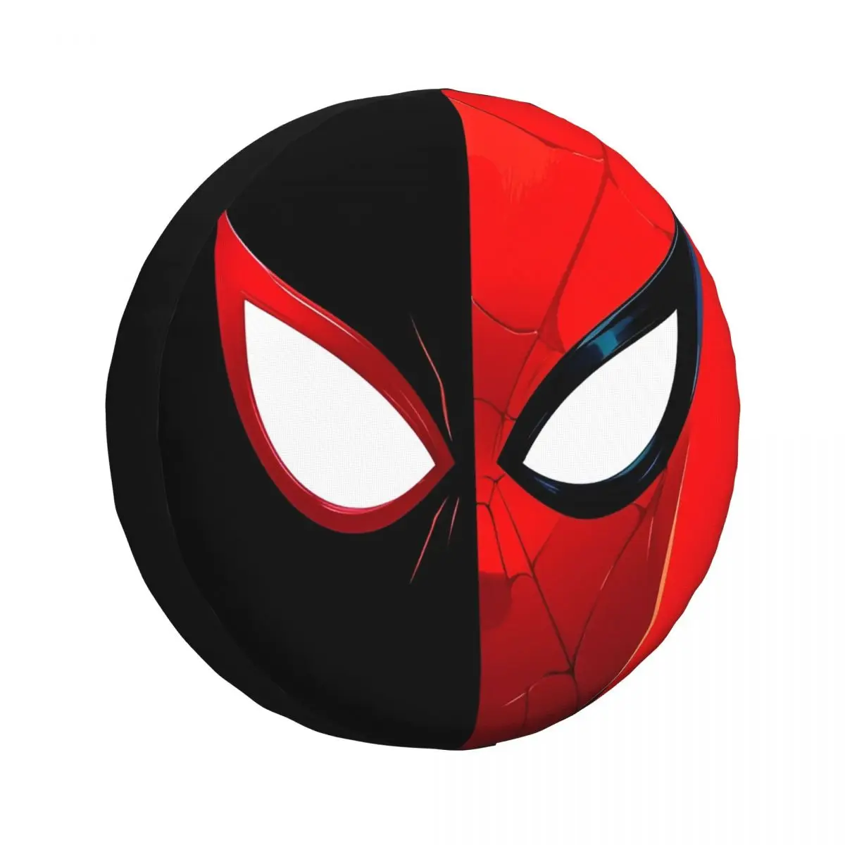 

Car Spider Man Spider-Man Super Hero Face Spare Tire Cover Tire Wheel Soft Cover Universal Fit for Camper SUV Vehicle