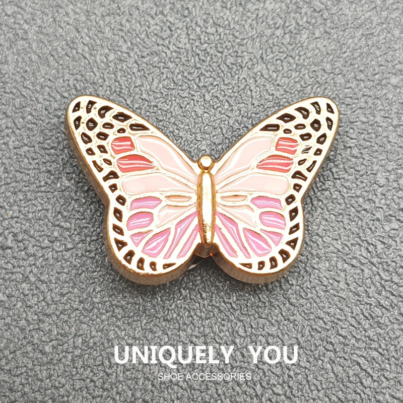 shoe charms Shoe Decoration DIY Metal Pony Rainbow Diamond Butterfly Heart Texture Advanced Fashion Decorations for Cross Shoes image 5
