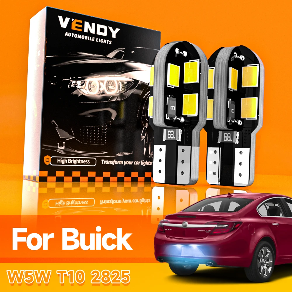 

2 шт. светодиодная лампа освещения номерного знака W5W T10 лампа Canbus для Buick Regal Allure LaCrosse Enclave Verano Cascada Envision Encore